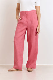 Tamsen Linen Pant (Watermelon)