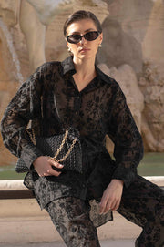 Estelle Burnout Shirt (Black)