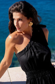 Spiral Shell Event Earrings (Gold)