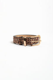 Leopard Jeans Belt (Leopard/Gold)