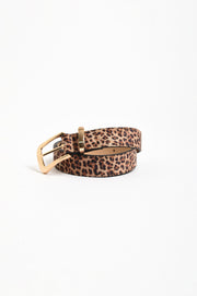 Leopard Jeans Belt (Leopard/Gold)