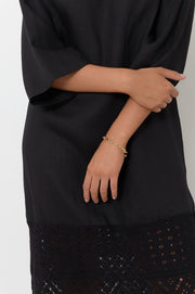 Vintage Link Toggle Bracelet (Gold)