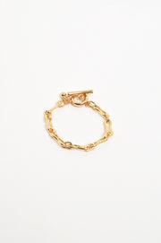 Vintage Link Toggle Bracelet (Gold)