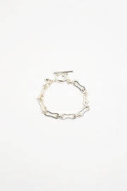 Vintage Link Toggle Bracelet (Silver)