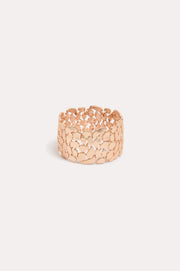 Pod Shapes Stretch Cuff (Matte Gold)