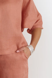 Pod Shapes Stretch Cuff (Silver)