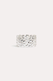 Pod Shapes Stretch Cuff (Silver)