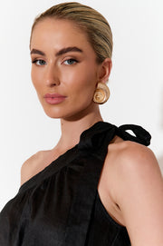 Spiral Shell Event Earrings (Gold)