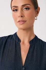 Diamante Set Curved Front Earrings (Silver/Crystal)