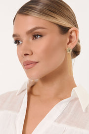 Long Event Chain Tassel Earrings (Gold)