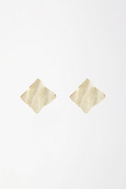 Statement Geo Event Earrings (Cream/Gold)