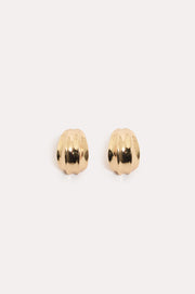 Curved Metal Hoops (Gold)