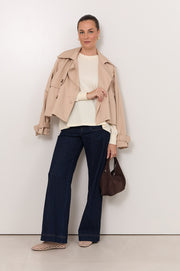 Rowan Cotton Cashmere Long Sleeve Knit (Cream)