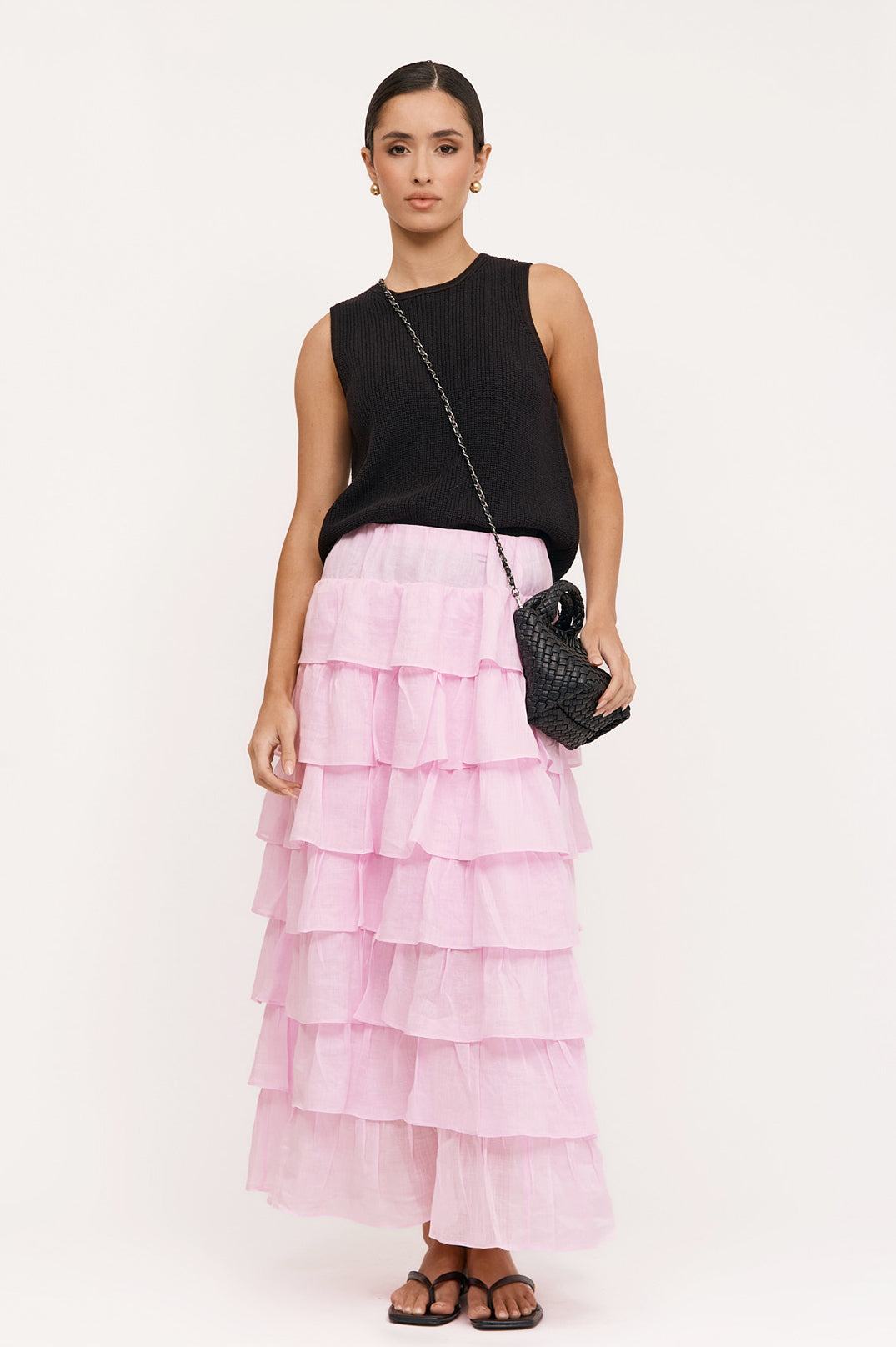 【as\"on】MOA FRILL SKIRT Amazon.com: Doloame Women Tiered Layer Hem Ruffle Skirts Y2K