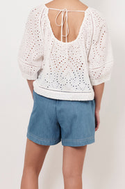 Trinity Light Weight Denim Short (Light Denim)