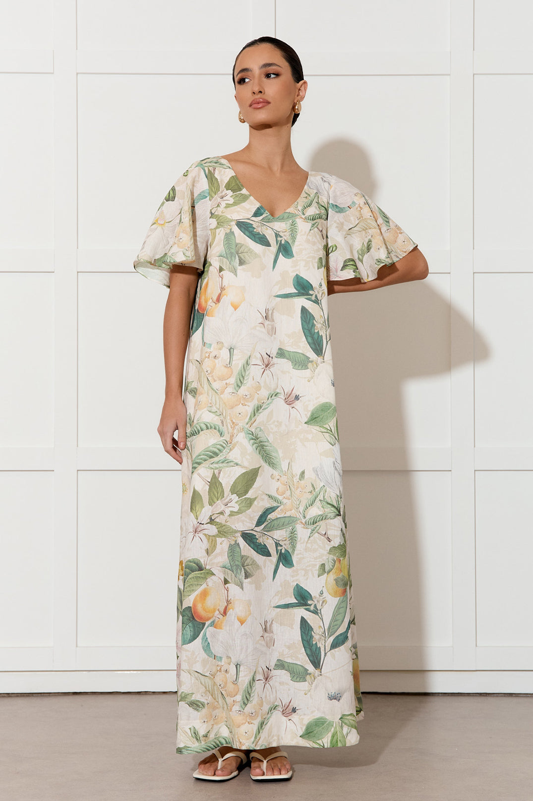 COLLAGE PRINTED DRESS, PINK
