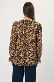 Sylvie Leopard Print Top (Leopard)