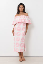 Bronte Whitehaven Printed Dress (Pink)