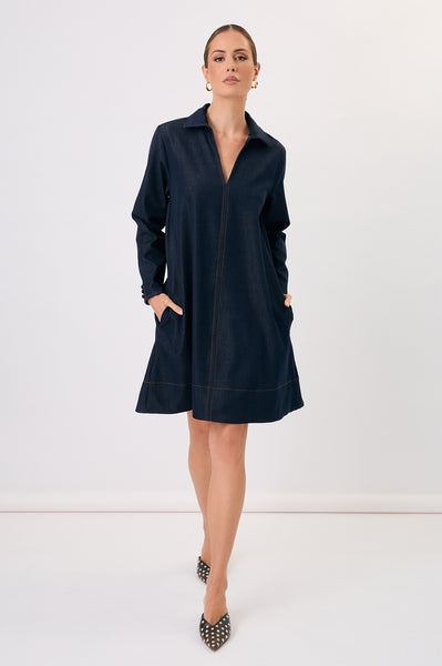 サマーセール‼️Theory Mod Denim Aline Wrap Dress サマーセール‼️Theory Mod Denim Aline Wrap Dress サマー