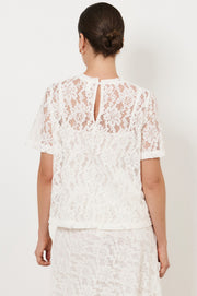 Arden Lace Top (White)