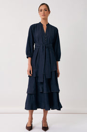 Kiera Lightweight Denim Dress (Denim)