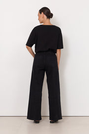 Brody Wide Leg Jean (Black)