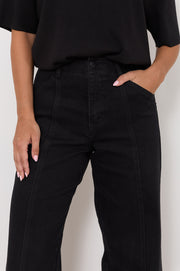 Brody Wide Leg Jean (Black)