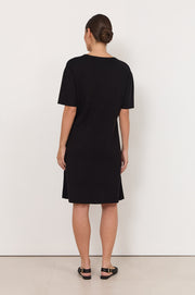 Rochelle Short Knit Dress (Black)