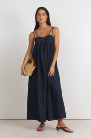 Indra Lightweight Denim Dress (Denim)