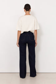 Athena Straight Leg Jean (Dark Denim)