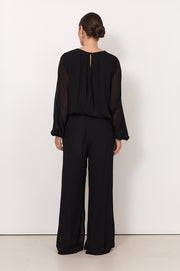 Asani Wide Leg Pant (Black)