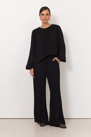 Asani Wide Leg Pant (Black)