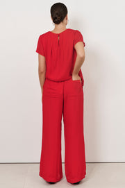 Asani Wide Leg Pant (Red)