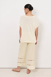 Helene Knit Top (Lemon)