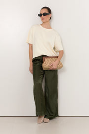 Asani Brocade Wide Leg Pant (Green)
