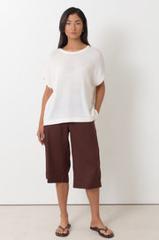 Helene Knit Top (White)