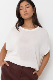 Helene Knit Top (White)