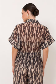 Willow Zebra Print Top (Zebra)
