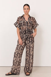 Willow Zebra Print Top (Zebra)