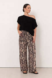 Artemis Zebra Print Pant (Zebra)