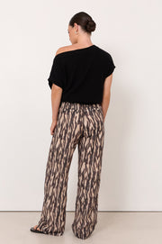 Artemis Zebra Print Pant (Zebra)
