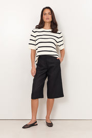 Jordana Longline Short (Black)