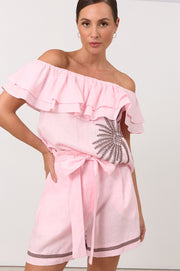 Renee Linen Short (Pink)