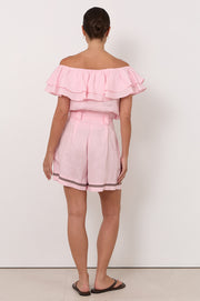 Renee Linen Short (Pink)