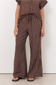 Asani Wide Leg Pant (Stripe)