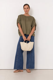 Phoebe Top (Khaki)