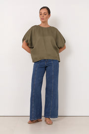 Phoebe Top (Khaki)