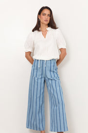 Gabriella Stripe Denim Pant (Stripe Denim)