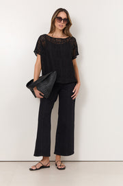Claudia Lace Top (Black)