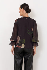 Manning Chandon Print Long Sleeve Top (Print)